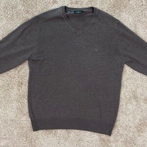 Rodd & Gunn Men's V-Neck Sweater in Dark Brown